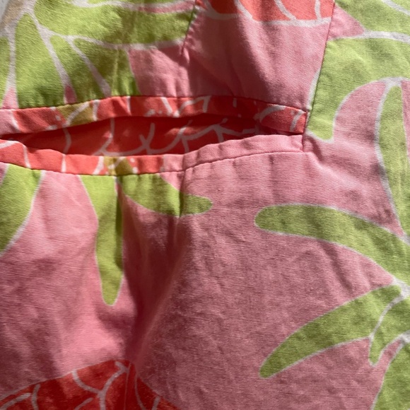 Lily Pulitzer pink pineapple skirt short size 4 - Picture 6 of 12